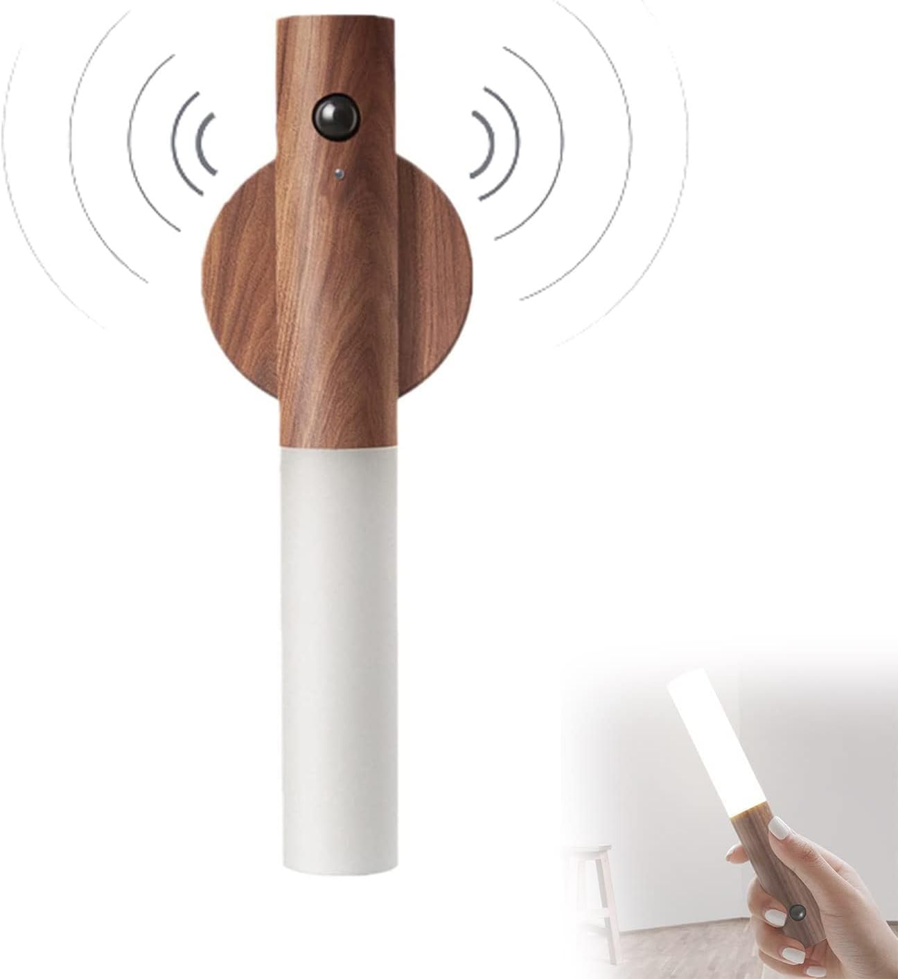 Lampara sensor de movimiento magnética