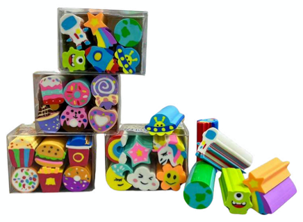 Barras de Borradores Temáticos Coleccionables | Figuras Divertidas x6