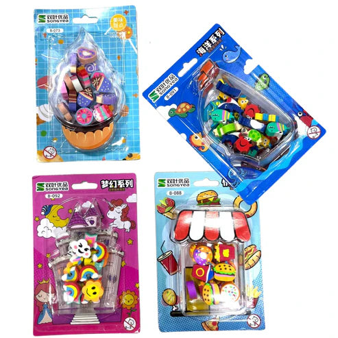 Mega Packs de Borradores Temáticos | Colección Completa de Figuras x18