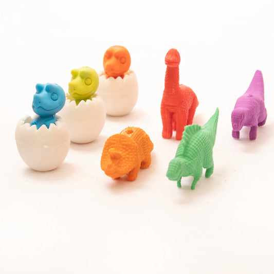 Set de Borradores de Dinosaurios y Huevos | Figuras Prehistóricas