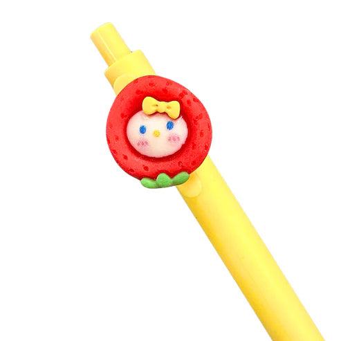 Esfero Retráctil con Aplique de Figuras – Animales y Frutas