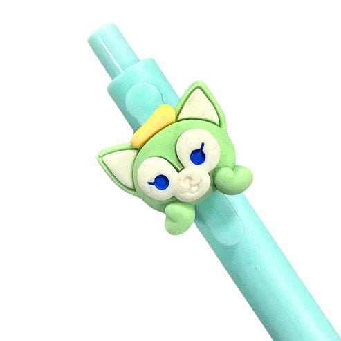 Lapiceros Retráctiles con Aplique de Animales Kawaii