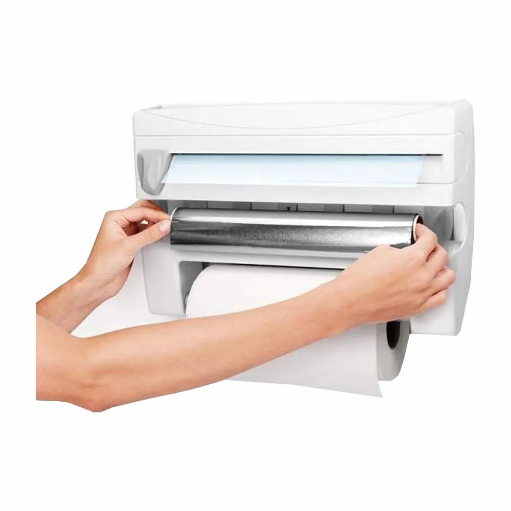 Dispensador de Papel y Estante de Cocina 4 en 1