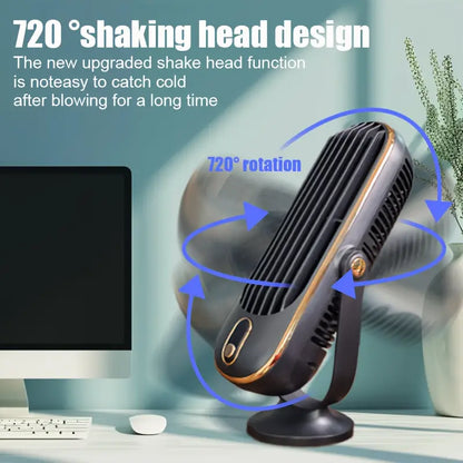 Ventilador Torre de Escritorio USB Recargable