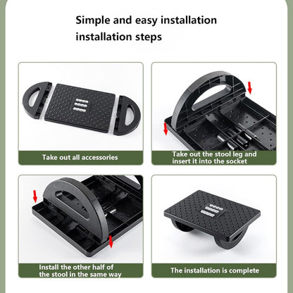 Reposapiés Ergonómico Antideslizante con Rodillo de Masaje