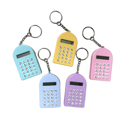 Mini Calculadora Llavero de Colores Pastel | Práctica y Portátil