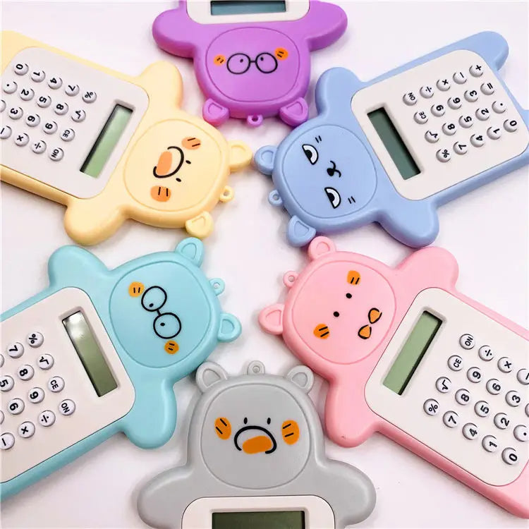 Mini Calculadora Llavero de Animalitos | Estilo Kawaii y Portátil