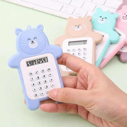Mini Calculadora Llavero de Animalitos | Estilo Kawaii y Portátil