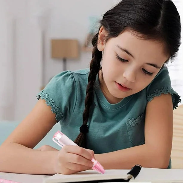 Borrador Retráctil Tipo Lápiz | Diseños Kawaii y de Astronauta