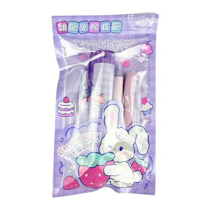 Borrador Retráctil Tipo Lápiz | Diseños Kawaii y de Astronauta