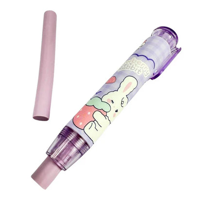 Borrador Retráctil Tipo Lápiz | Diseños Kawaii y de Astronauta