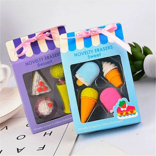 Sets de Borradores de Comida y Postres | Regalo Temático para Niños