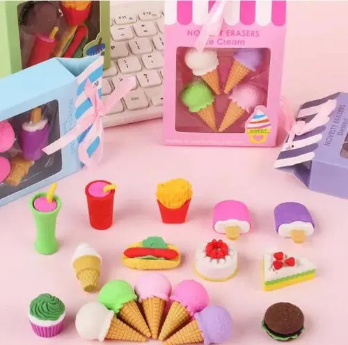 Sets de Borradores de Comida y Postres | Regalo Temático para Niños