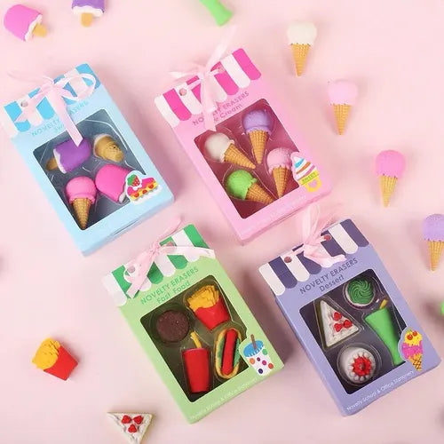 Sets de Borradores de Comida y Postres | Regalo Temático para Niños