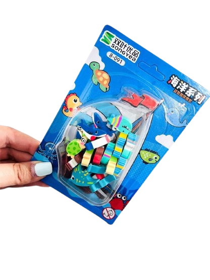 Mega Packs de Borradores Temáticos | Colección Completa de Figuras x18