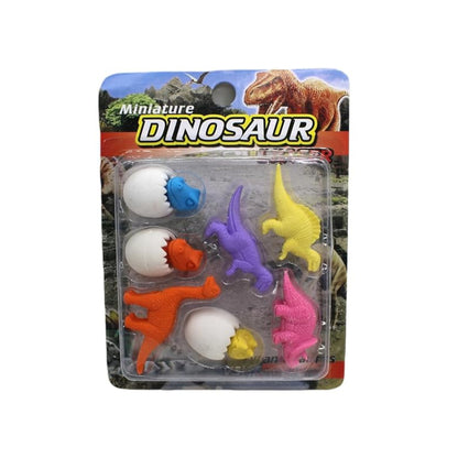 Set de Borradores de Dinosaurios y Huevos | Figuras Prehistóricas