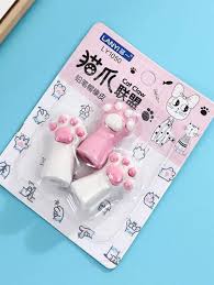 Borradores de Pata de Gato | Set de Gomas Kawaii