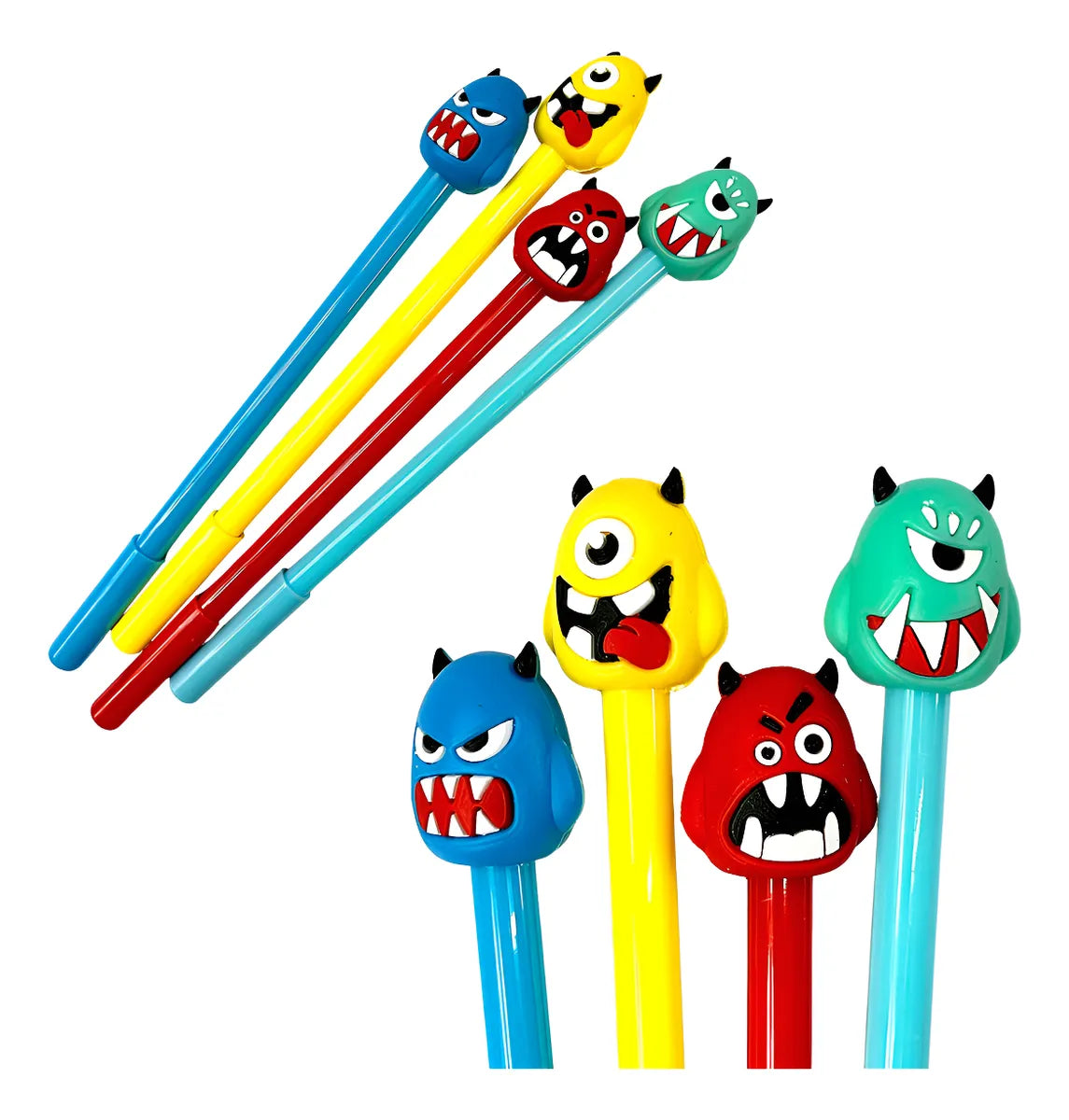 Lapiceros de Monstruos con Expresiones Divertidas | Papelería Única