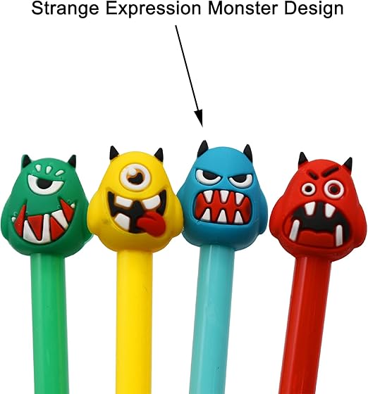 Lapiceros de Monstruos con Expresiones Divertidas | Papelería Única
