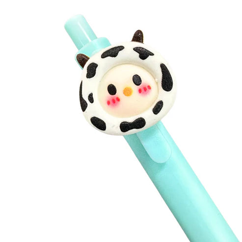 Esfero Retráctil con Aplique de Figuras – Animales y Frutas