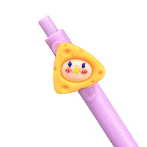 Esfero Retráctil con Aplique de Figuras – Animales y Frutas