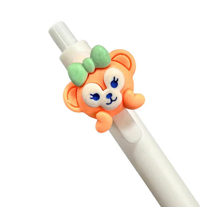 Lapiceros Retráctiles con Aplique de Animales Kawaii