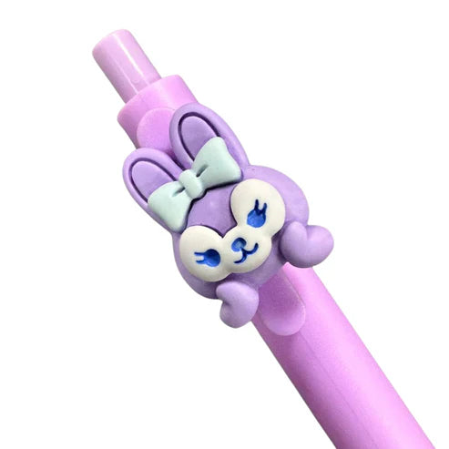 Lapiceros Retráctiles con Aplique de Animales Kawaii