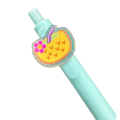 Lapiceros Retráctiles con Apliques de Verano | Paleta, Flotador y Más