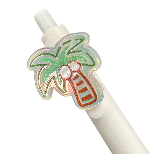 Lapiceros Retráctiles con Apliques de Verano | Paleta, Flotador y Más