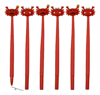 Lapicero Flexible de Cangrejo – Sonriente y con Billete en la Mano