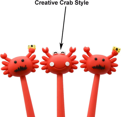 Lapicero Flexible de Cangrejo – Sonriente y con Billete en la Mano