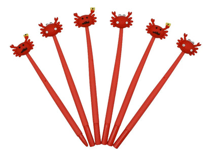 Lapicero Flexible de Cangrejo – Sonriente y con Billete en la Mano