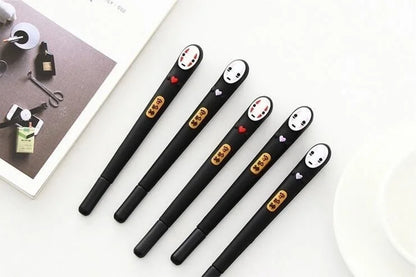 Esfero Encauchetado de Kaonashi | Tinta Gel Negra