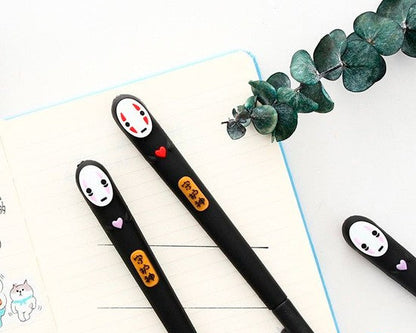 Esfero Encauchetado de Kaonashi | Tinta Gel Negra