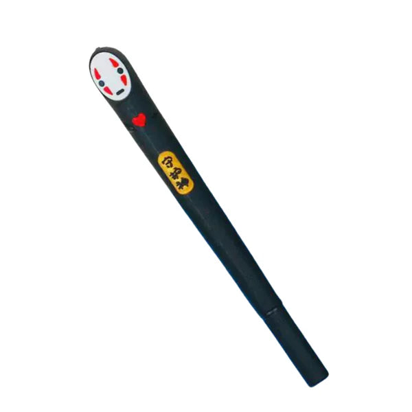 Esfero Encauchetado de Kaonashi | Tinta Gel Negra