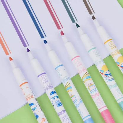 Resaltadores Doble Punta x6 en Estuche | Blessy