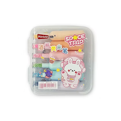 Resaltadores con Escarcha x6 en Display | Blessy