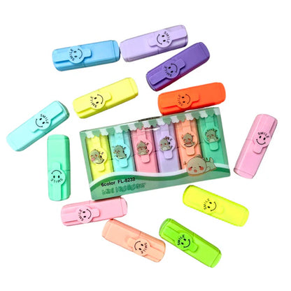 Resaltadores Pequeños x6 en Display