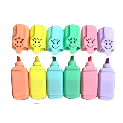 Resaltadores Pequeños x6 en Display