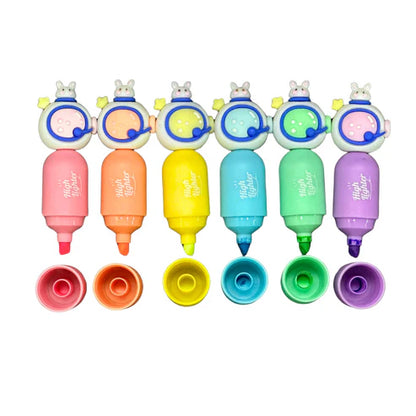 Resaltadores Doble Punta x6 de Astronauta