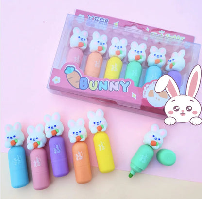 Resaltadores Doble Punta x6 de Conejo