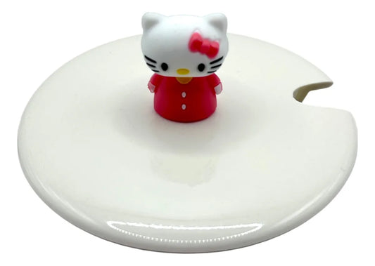 Mug Hello Kitty con Figura 3D y Cuchara Dorada