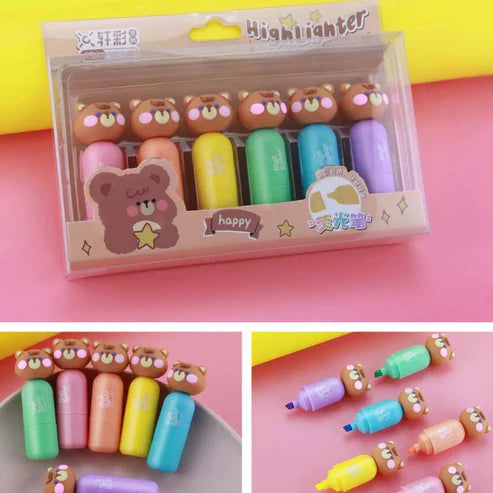 Resaltadores Doble Punta x6 de Oso