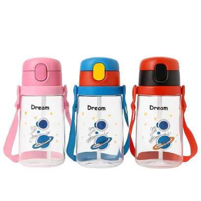 Botilito Infantil con Diseño Espacial y Correa