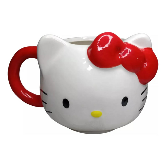 Mug Hello Kitty con Moño Rojo